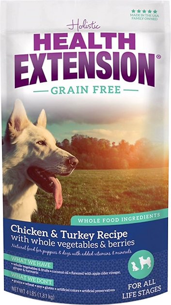 Health Extension Grain-Free Chicken & Turkey Recipe Dry Dog Food