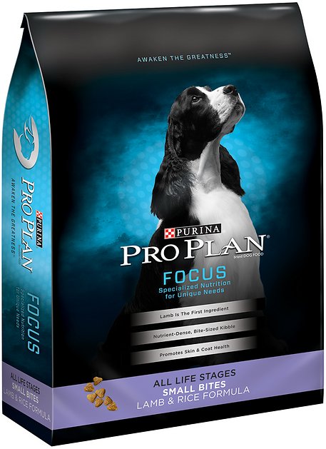 Purina Pro Plan Focus All Life Stages Small Bites Lamb & Rice Formula Dry Dog Food