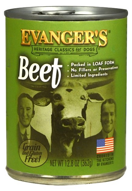 Evanger's Classic Recipes Beef Grain-Free Canned Dog Food, 12.8-oz, case of 12