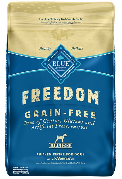 Blue Buffalo Freedom Senior Chicken Recipe Grain-Free Dry Dog Food