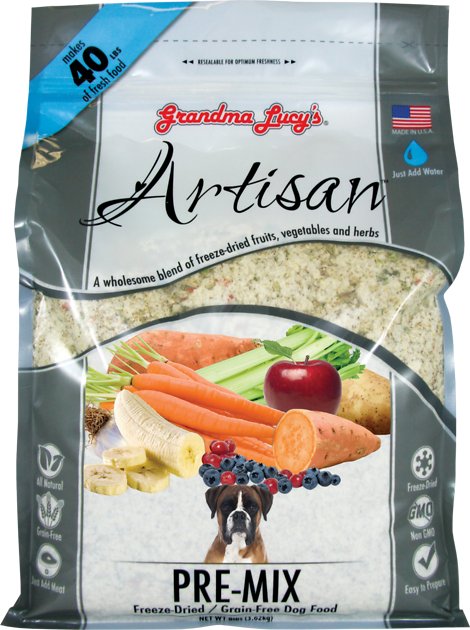 Grandma Lucy's Artisan Grain-Free/Freeze-Dried Dog Food Pre-Mix