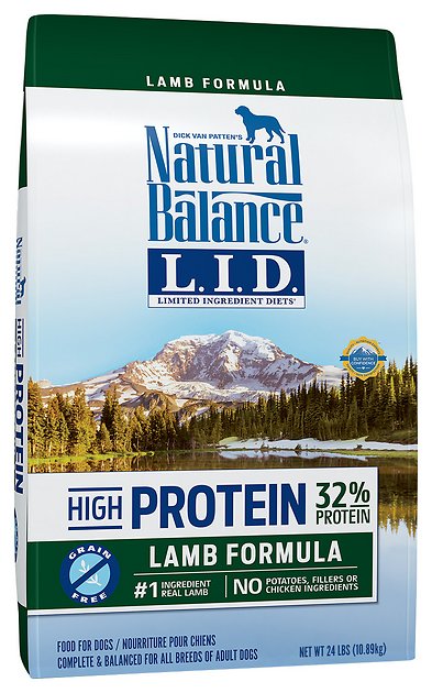 Natural Balance L.I.D. Limited Ingredient Diets High-Protein Lamb Formula Grain-Free Dry Dog Food