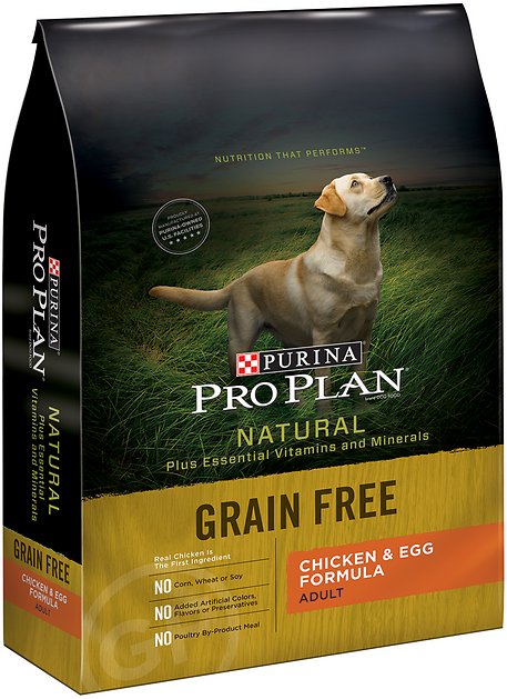 Purina Pro Plan Natural Plus Essential Vitamins & Minerals Chicken & Egg Formula Grain-Free Dry Dog Food