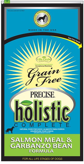 Precise Holistic Complete Salmon Meal & Garbanzo Bean Formula Grain-Free Dry Dog Food