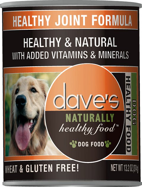 Dave's Pet Food Naturally Healthy Joint Formula Canned Dog Food, 13-oz, case of 12