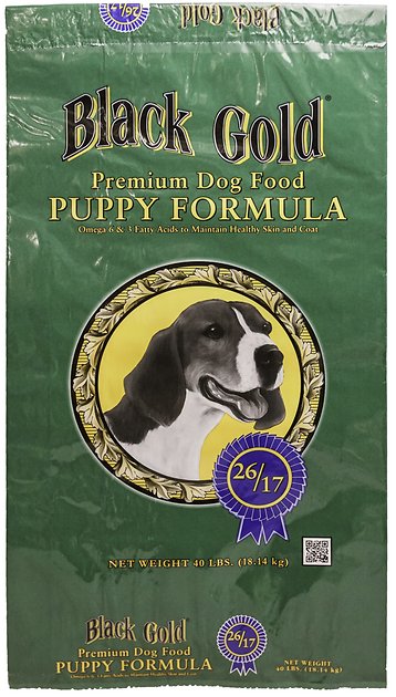 Black Gold 26/17 Puppy Dry Dog Food, 40-lb bag