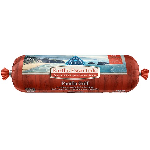 Blue Buffalo Earth's Essentials Pacific Grill Salmon & Lentil Recipe Dog Food Roll, 1-lb