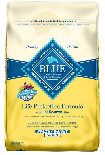 Blue Buffalo Life Protection Formula Healthy Weight Adult Chicken & Brown Rice Recipe Dry Dog Food