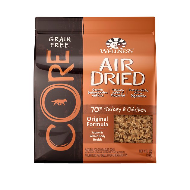 Wellness CORE Air Dried Natural Grain-Free Original Recipe Dry Dog Food, 2-lb bag