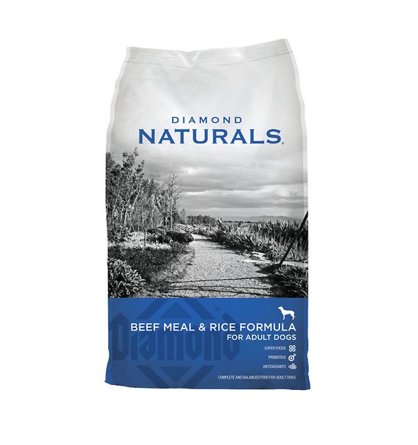 Diamond Naturals Beef Meal & Rice Formula Adult Dry Dog Food, 40-lb bag