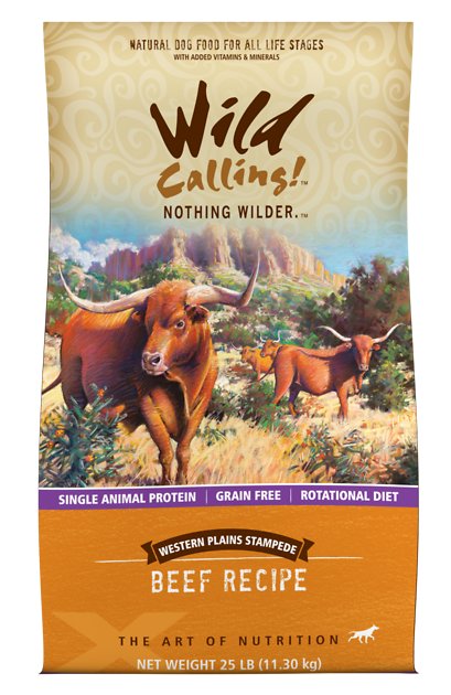 Wild Calling Western Plains Stampede Beef Recipe Grain-Free Dry Dog Food