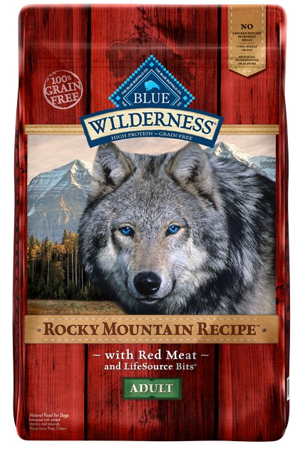 Blue Buffalo Wilderness Rocky Mountain Recipe with Red Meat Adult Grain-Free Dry Dog Food