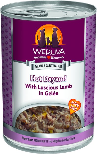 Weruva Hot Dayam! With Luscious Lamb in Gelee Grain-Free Canned Dog Food