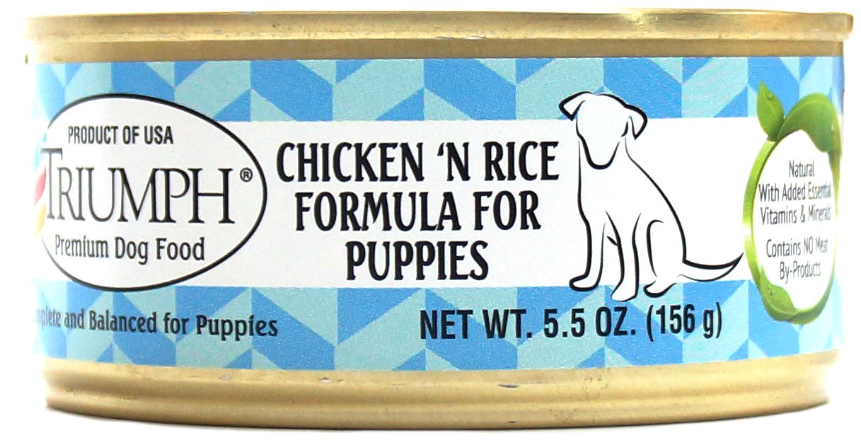 Triumph Chicken 'N Rice Formula for Puppies Canned Dog Food