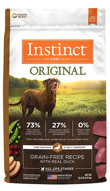 Instinct by Nature's Variety Original Grain-Free Recipe with Real Duck Dry Dog Food