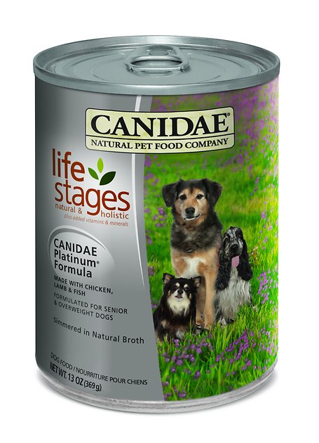 CANIDAE Life Stages Platinum Formula Canned Dog Food, 13-oz, case of 12