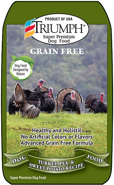 Triumph Grain-Free Turkey, Pea & Sweet Potato Recipe Dry Dog Food