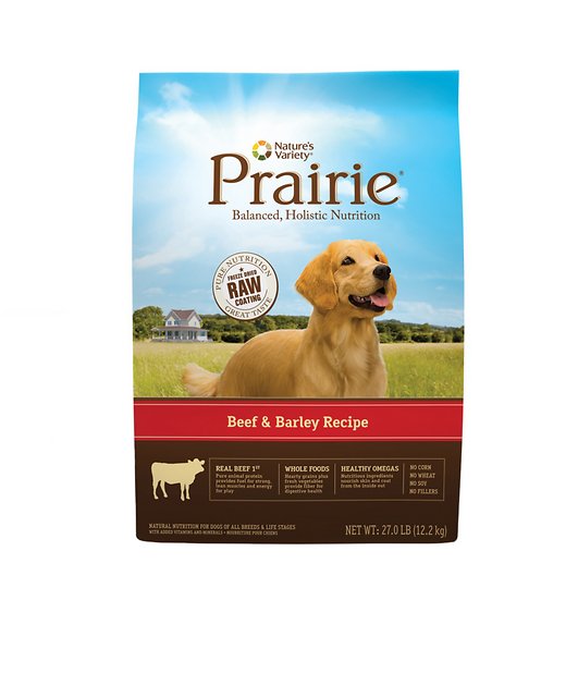 Nature's Variety Prairie Beef & Barley Recipe Dry Dog Food, 27-lb bag