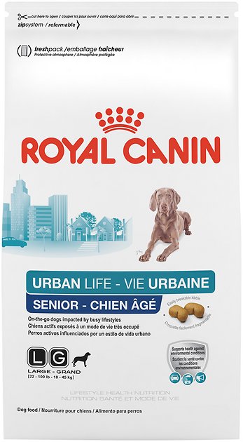 Royal Canin Urban Life Large Breed Senior Dry Dog Food, 16-lb bag