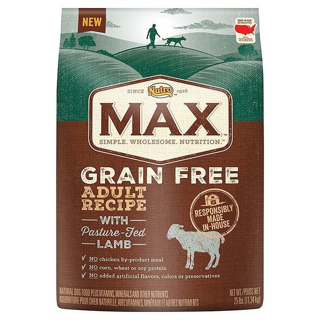 Nutro Max Grain-Free Adult Recipe with Pasture-Fed Lamb Dry Dog Food