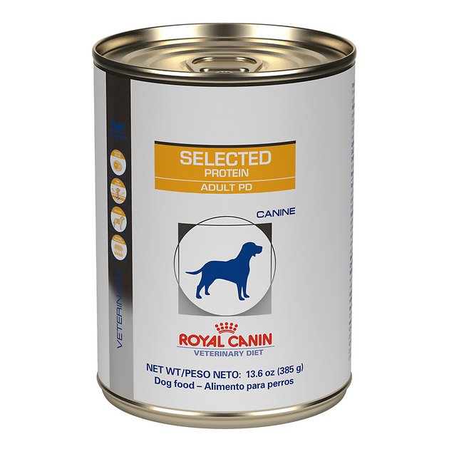 Royal Canin Veterinary Diet Selected Protein Adult PD Canned Dog Food, 13.6-oz, case of 24