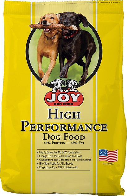 Joy High Performance Dry Dog Food, 20-lb bag