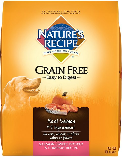 Nature's Recipe Grain-Free Salmon, Sweet Potato & Pumpkin Recipe Dry Dog Food