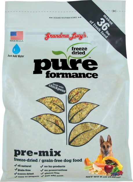 Grandma Lucy's Pureformance Grain-Free/Freeze-Dried Dog Food Pre-Mix