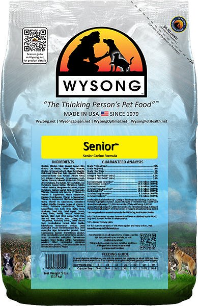 Wysong Senior Dry Dog Food, 5-lb bag