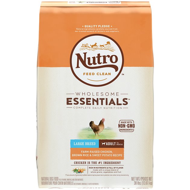 Nutro Wholesome Essentials Large Breed Adult Farm Raised Chicken, Brown Rice & Sweet Potato Recipe Dry Dog Food