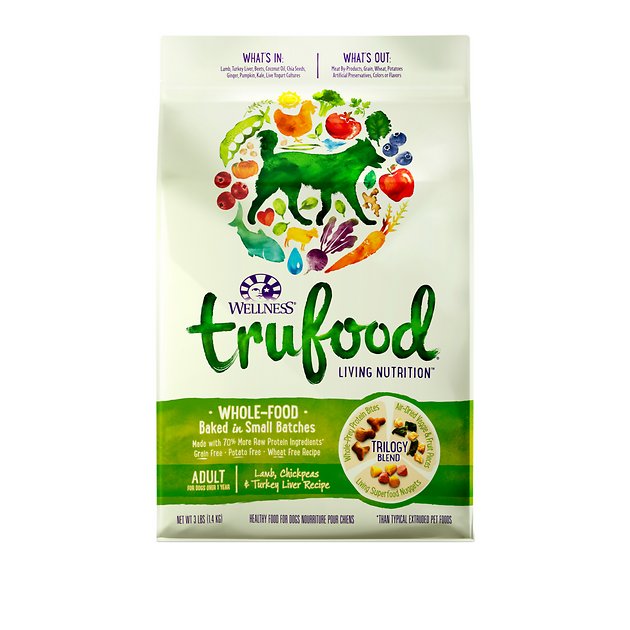 Wellness TruFood Baked Blends Adult Recipe Lamb, Chickpeas & Turkey Liver Grain-Free Dry Dog Food