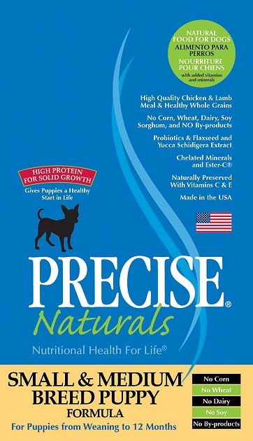 Precise Naturals Small & Medium Breed Puppy Formula Dry Dog Food