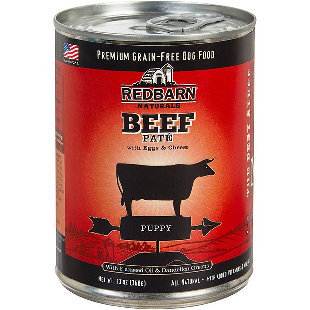 Redbarn Naturals Beef Pate Puppy Grain-Free Canned Dog Food