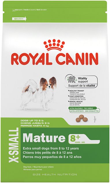 Royal Canin X-Small Mature +8 Dry Dog Food, 2.5-lb bag