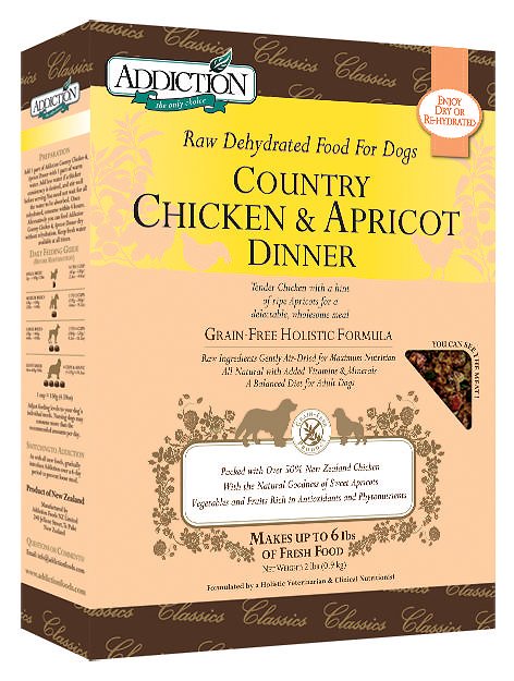 Addiction Grain-Free Country Chicken & Apricot Dinner Raw Dehydrated Dog Food