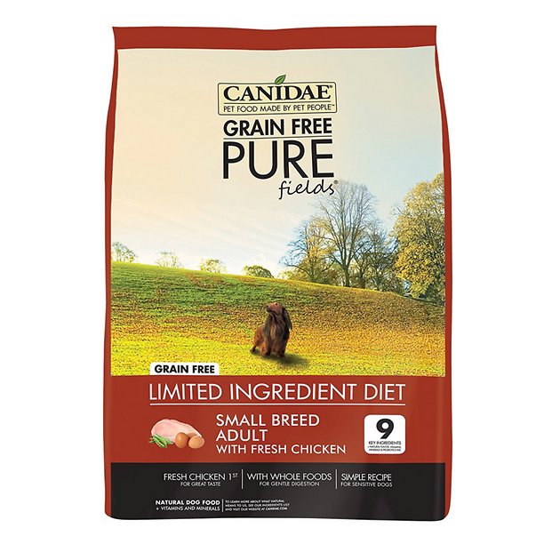 CANIDAE Grain-Free PURE Fields with Chicken Small Breed Dry Dog Food