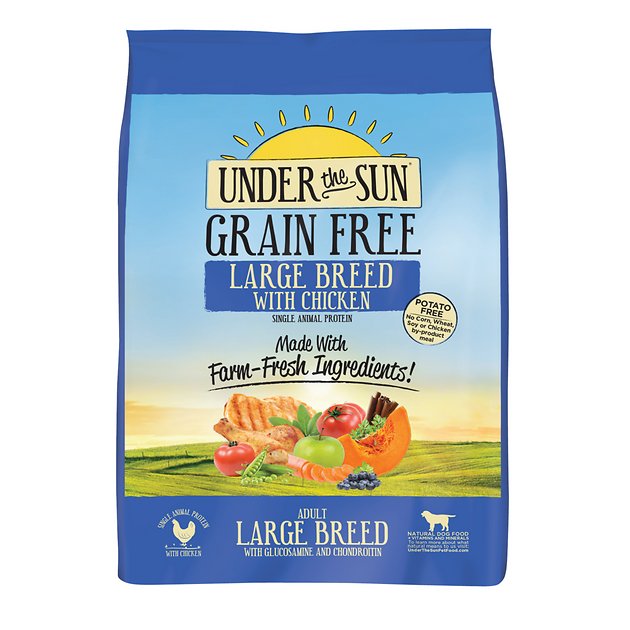 Under the Sun Grain-Free Large Breed Adult Chicken Recipe Dry Dog Food, 25-lb bag