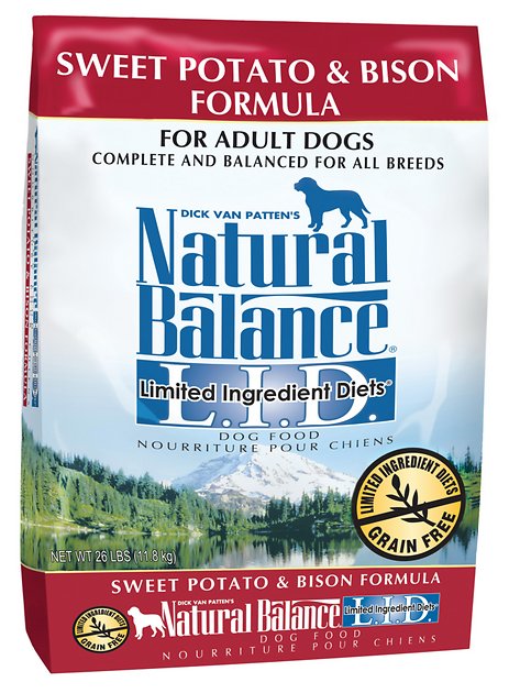 Natural Balance L.I.D. Limited Ingredient Diets Sweet Potato & Bison Formula Grain-Free Dry Dog Food