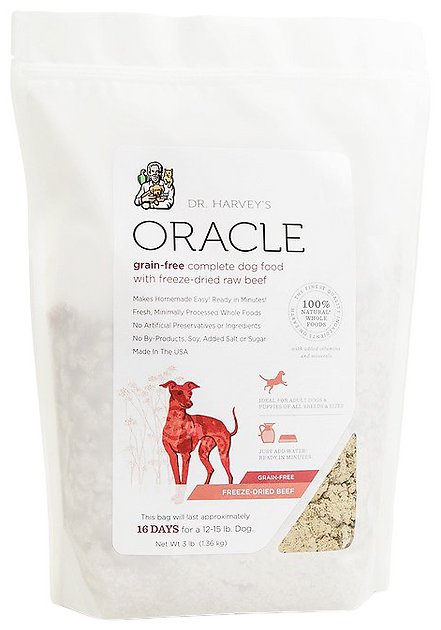 Dr. Harvey's Oracle Grain-Free Beef Formula Freeze-Dried Dog Food