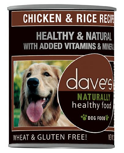 Dave's Pet Food Naturally Healthy Chicken & Rice Recipe Canned Dog Food