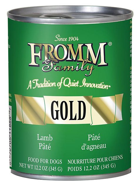 Fromm Gold Lamb Pate Canned Dog Food, 12.2-oz, case of 12