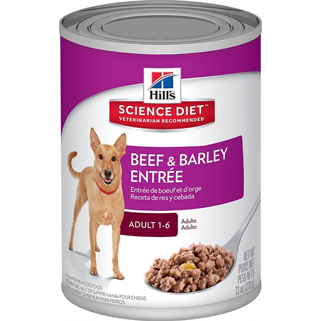 Hill's Science Diet Adult Beef & Barley Entree Canned Dog Food