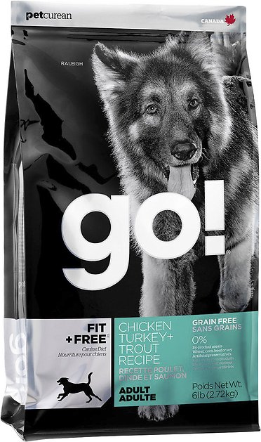 Go! Fit + Free Grain-Free Chicken, Turkey & Trout Recipe Adult Dry Dog Food