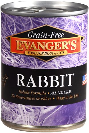 Evanger's Grain-Free Rabbit Canned Dog & Cat Food