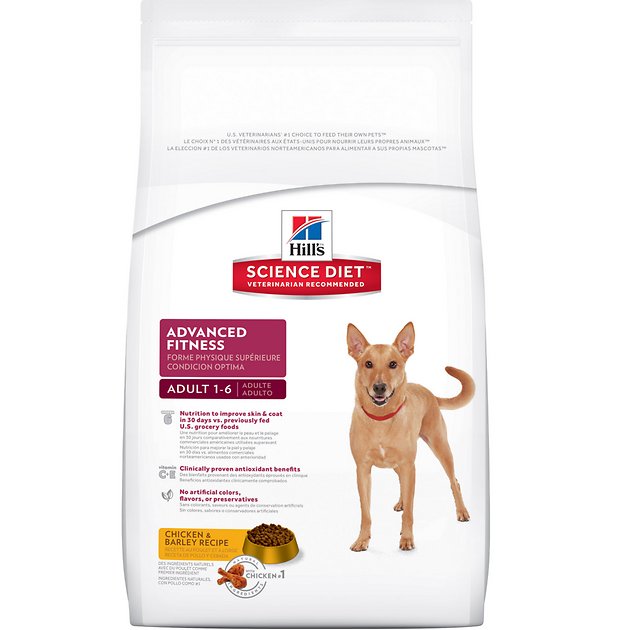 Hill's Science Diet Adult Advanced Fitness Chicken & Barley Recipe Dry Dog Food