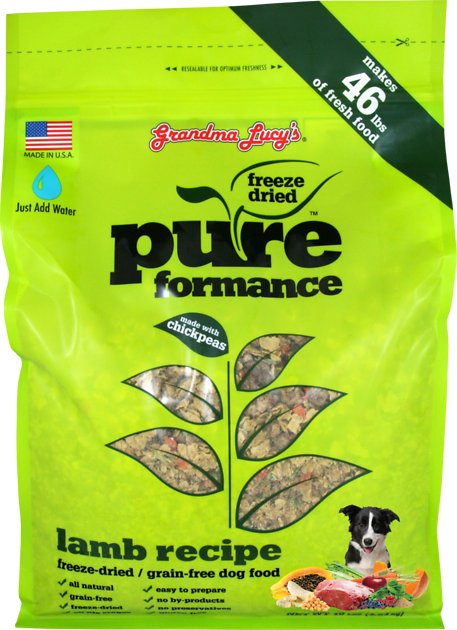 Grandma Lucy's Pureformance Grain-Free Lamb Freeze-Dried Dog Food