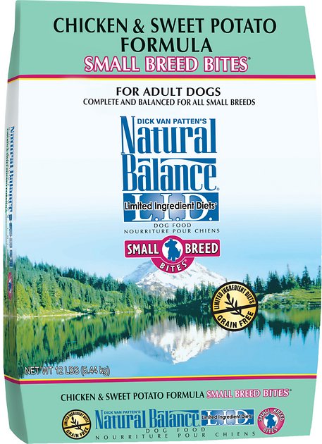 Natural Balance L.I.D. Limited Ingredient Diets Chicken & Sweet Potato Formula Small Breed Bites Grain-Free Dry Dog Food