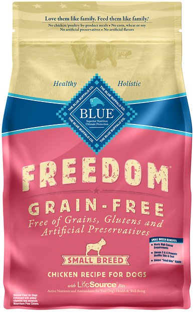 Blue Buffalo Freedom Small Breed Adult Chicken Recipe Grain-Free Dry Dog Food