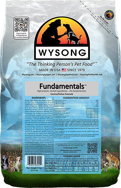 Wysong Fundamentals Dry Dog & Cat Food, 5-lb bag