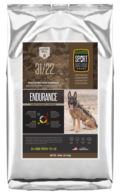 Sport Dog Food Canine Athlete 31/22 Endurance Mix High Protein Dry Dog Food, 40-lb bag